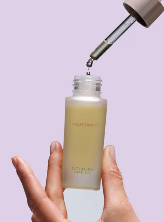 modellbild för citra firm face oil från exuviance